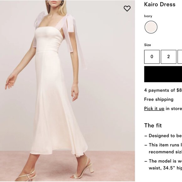 Reformation Kairo Dress - Picture 2 of 3